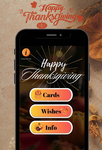 Android application Thanksgiving Cards & Wishes screenshort