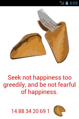 Fortune Cookie Screen 2
