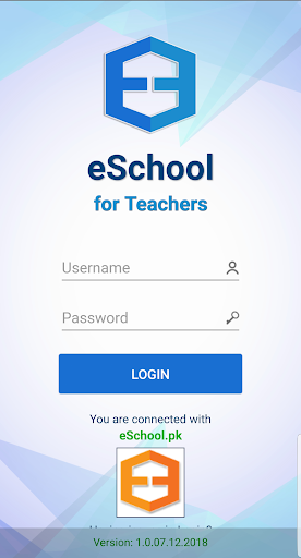 Android application eSchool for Teachers screenshort