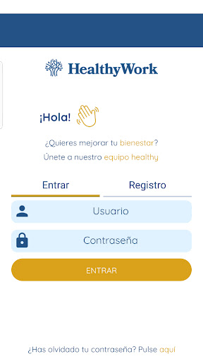Android application HealthyWork screenshort