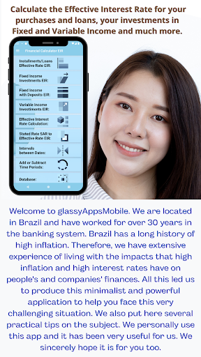 Android application Financial Calculator EIR screenshort