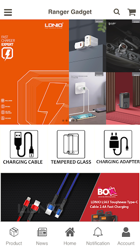 Android application Ranger Gadget screenshort