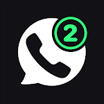 Cover Image of ดาวน์โหลด หมายเลขโทรศัพท์ที่สอง: แอพส่งข้อความและโทรแบบส่วนตัว  APK