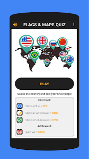 Flags & Maps Quiz 1.1 APK + Mod (Unlimited money) para Android