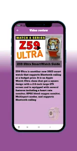 SmartWatch Z59 Ultra Guide