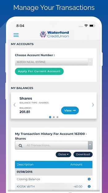 Captura 3 Waterford Credit Union android