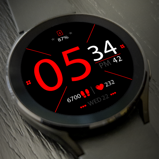 Key034 Digital Watch Face Screen 2