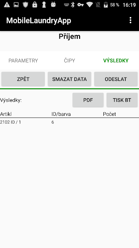 Android application MobileLaundryAppA11++ screenshort