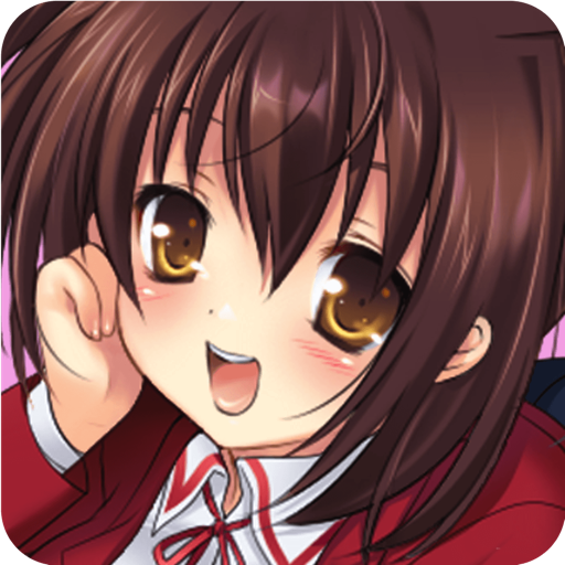 Cute girls rock-paper-scissor logo