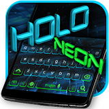 Holo Keyboard Black Tech Theme icon