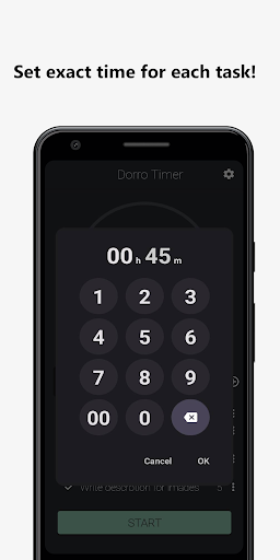 Screenshot of Dorro - Pomodoro session timer