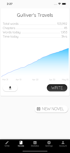 Narrative-Write your own novel Screen 3