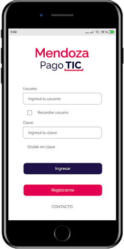 Android application Mendoza Pago TIC screenshort