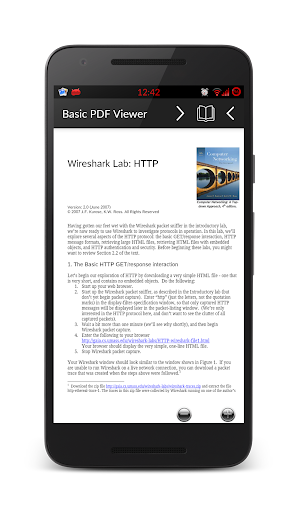 Android application PDF Reader screenshort