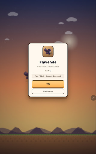 Flyvende screenshot