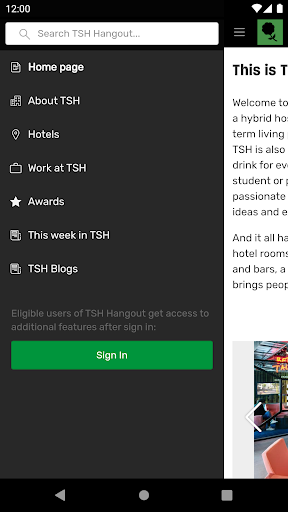 TSH Hangout Screen 2