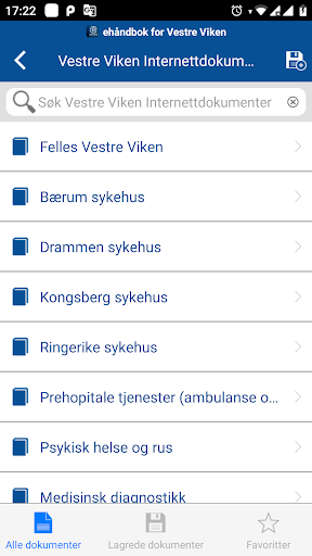 eHåndbok - Vestre Viken Screen 2