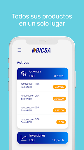 BICSA Banca Móvil Screen 3
