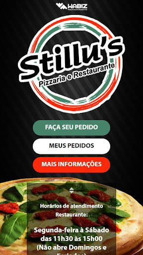 Android application Stillus Pizzaria e Restaurante screenshort