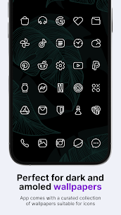 Caelus White linear icon pack MOD APK 4.5.9 (Patch Unlocked) 2