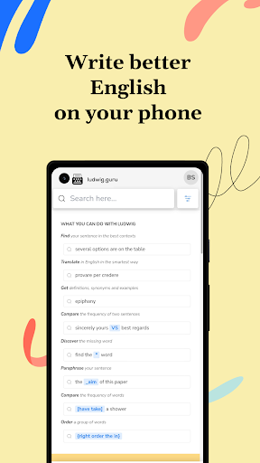 Android application Ludwig screenshort