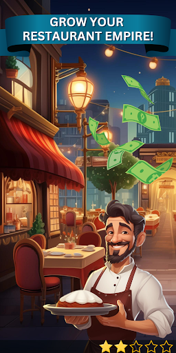 Android application Idle Restaurant Clicker Money screenshort