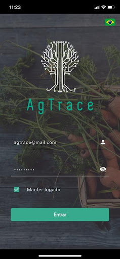 Android application AgTrace screenshort
