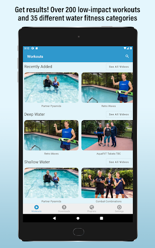 Screenshot of PoolFit