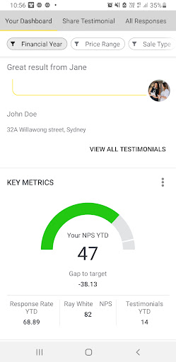 Ray White Listen Screen 2