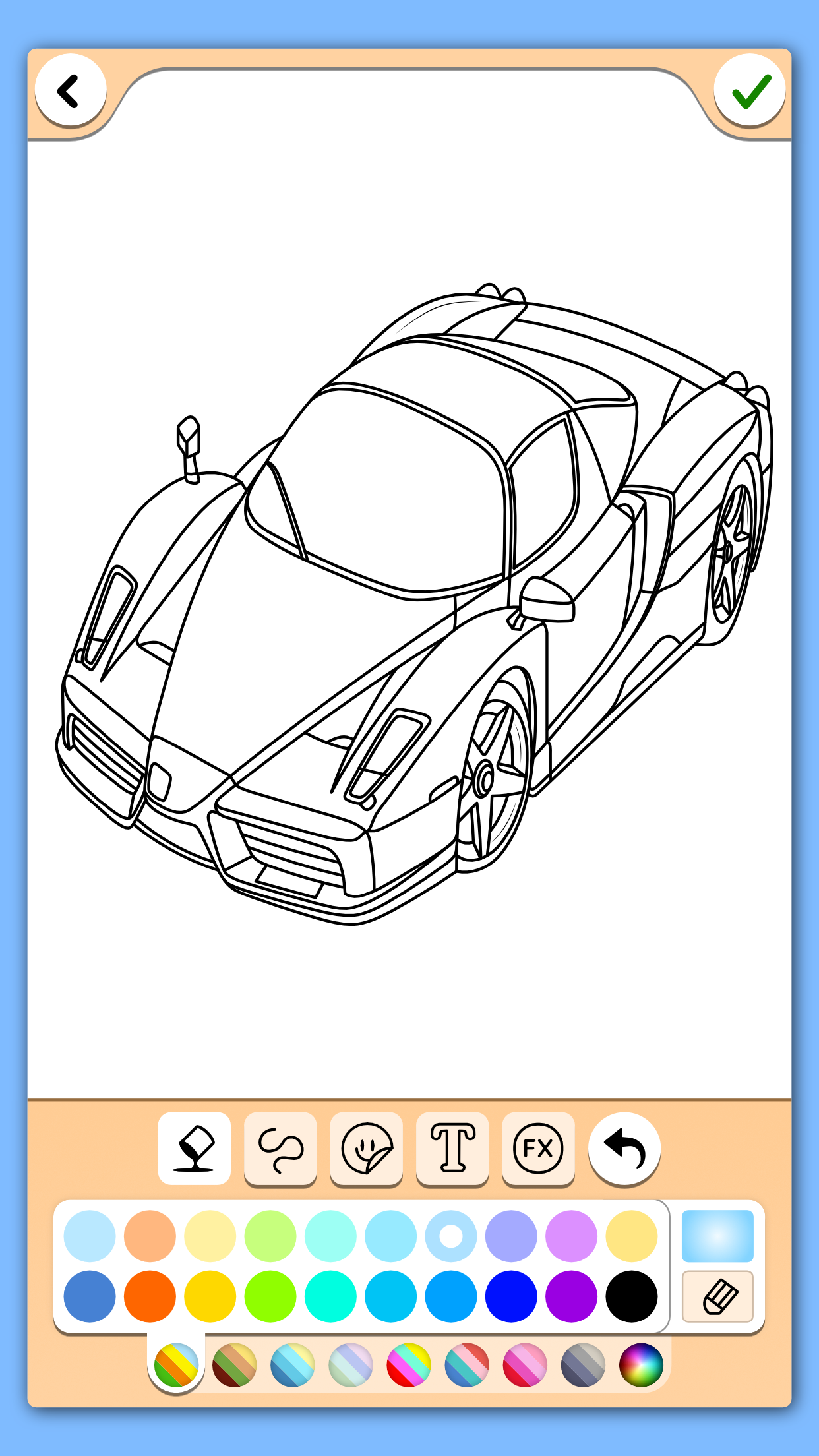 Android application Cars screenshort