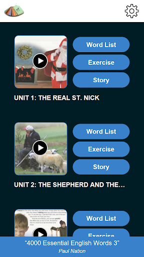 Android application 4000 Essential English Words 3 screenshort