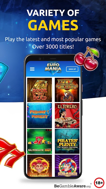 EuroMania Slots & Live Casino Screen 2