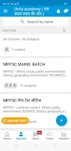 Unity academy - MPPSC + MP EXA