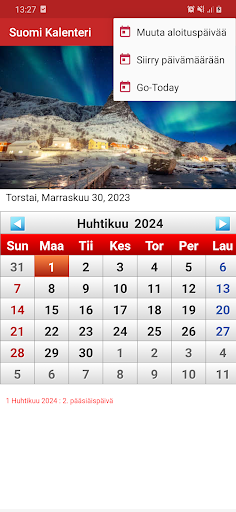 Suomi Kalenteri 2024 Screen 3