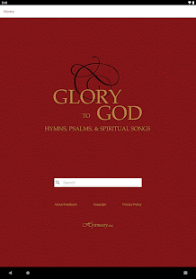 Glory to God: Hymns, Psalms, & Screenshot