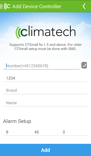 CTSmall heat pump controller Screen 3