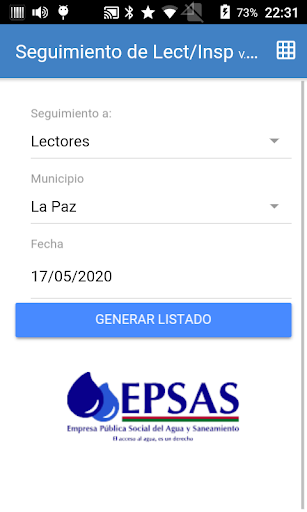 Android application ControlInSitu screenshort