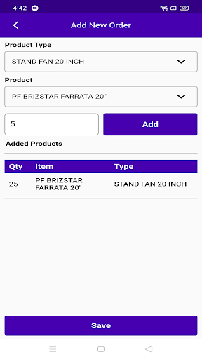 Android application Bright Retailer screenshort