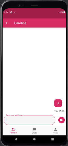 Android application TDIChatUp screenshort