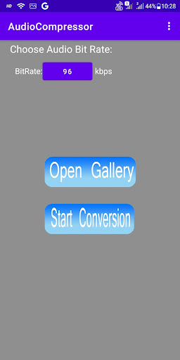 Audio Compressor Mp3 Screen 3