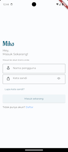 Android application Miko screenshort
