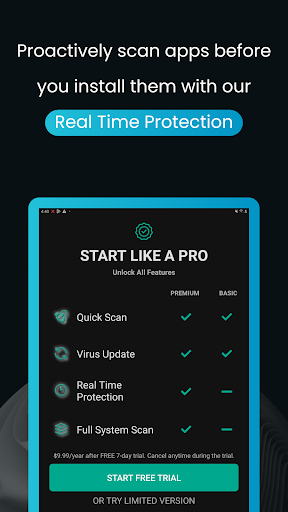 Screenshot of Malware and Virus Remover