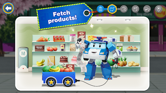 Robocar Poli Supermarket Games
