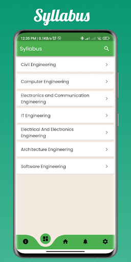 PU Engineering Syllabus Screen 2