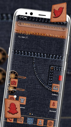 Android application Denim Jeans Launcher Themes screenshort