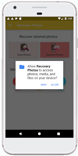 Android application استرجاع الصور المحذوفة recover screenshort