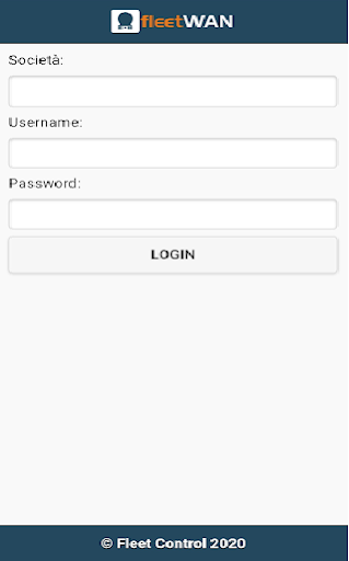 Android application fleetWan-Blue screenshort