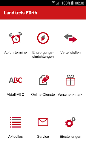 Android application Abfall-App Landratsamt Fürth screenshort