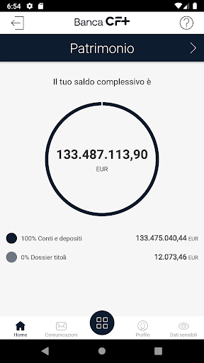 Conto Deposito Screen 2