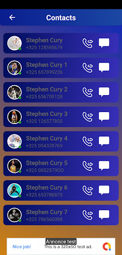 Stephen Curry Fake Call Screen 3